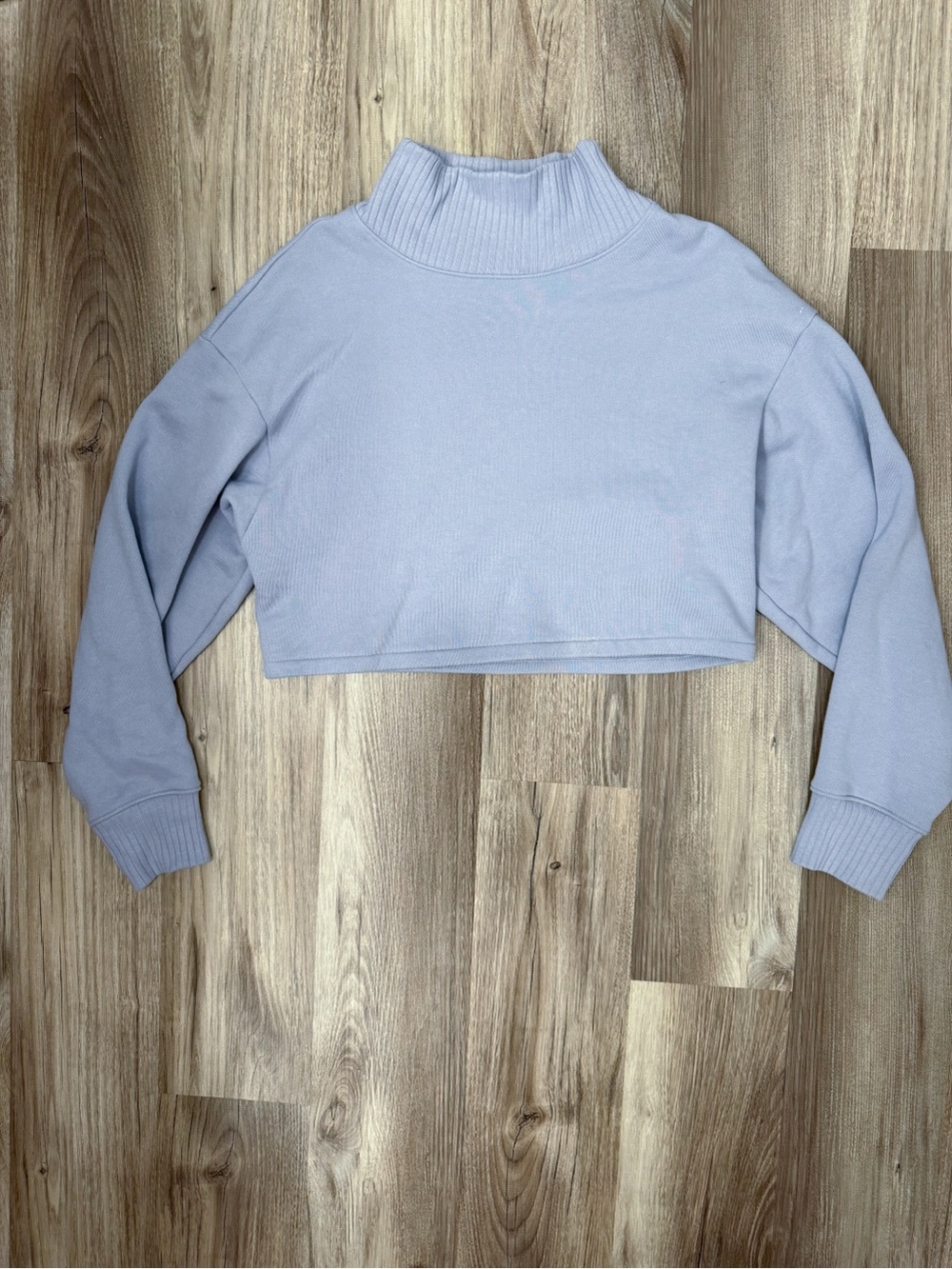 ALO Yoga Light Lavender Cropped Hoodie - Picture 5 of 5